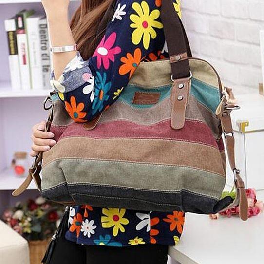 Valencia Canvas Shoulder Bag Handbags & Wallets - DailySale