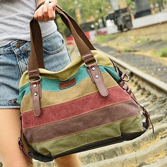 Valencia Canvas Shoulder Bag Handbags & Wallets - DailySale