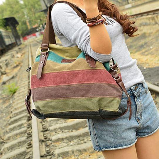 Valencia Canvas Shoulder Bag Handbags & Wallets - DailySale