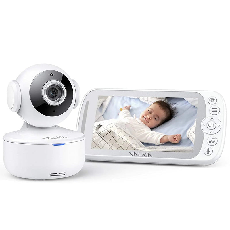 VALKIA 720P 5" HD Display Baby Monitor with Camera & Audio Smart Home & Security - DailySale