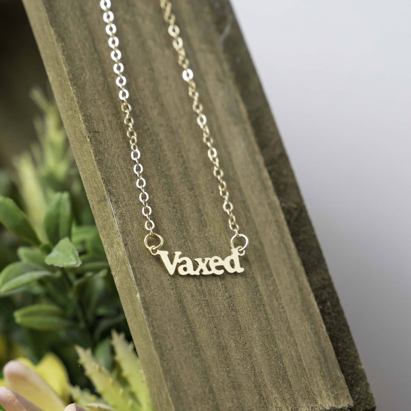 “Vaxed” Pendant Necklace
