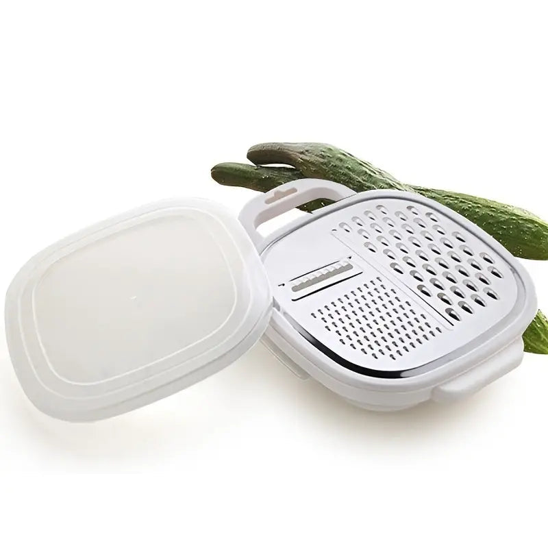 Vegetable Cutter With Lid And Drainer Basket Kitchen Tools & Gadgets - DailySale