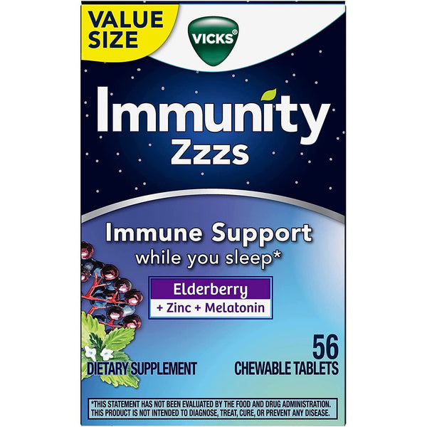Vicks Immunity Zzzs Immune Support While You Sleep Wellness 1-Pack - DailySale