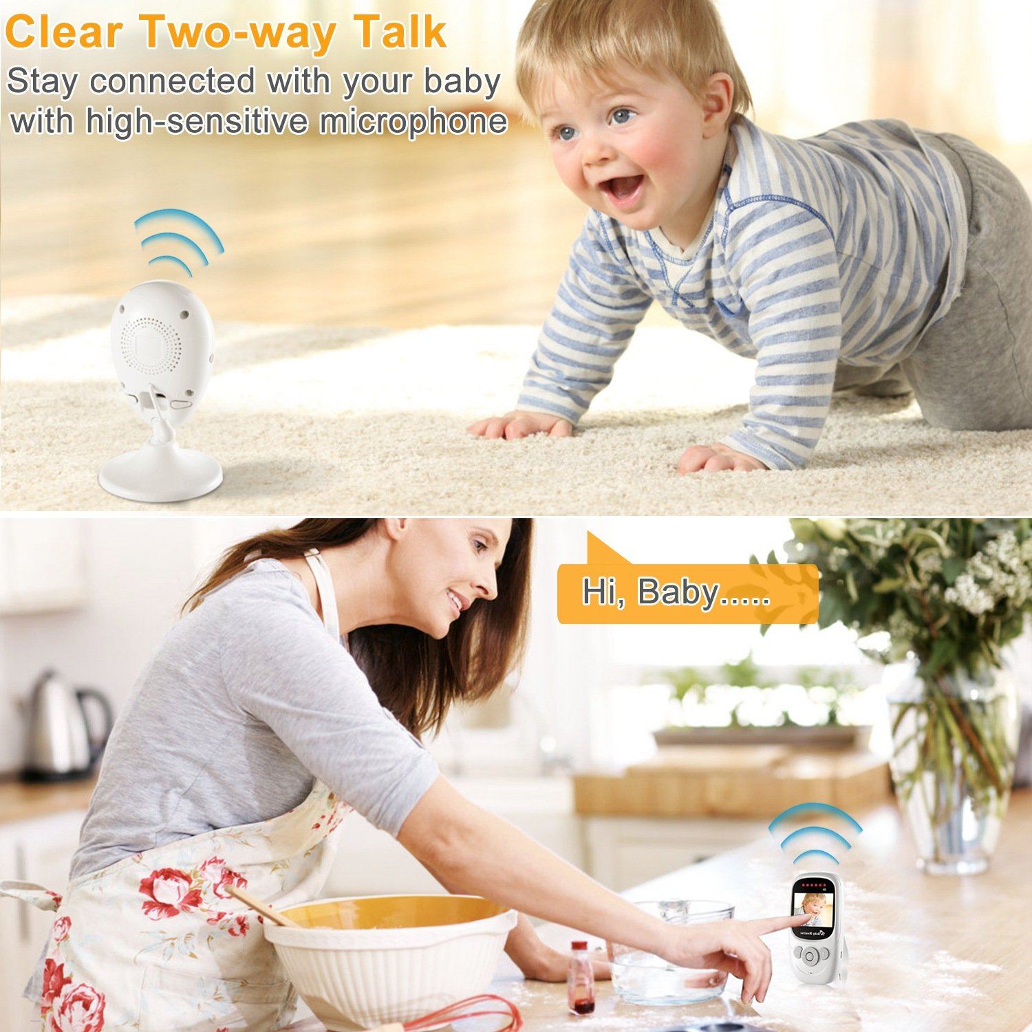 Video Baby with Digital Camera Infrared Night Viion Baby - DailySale