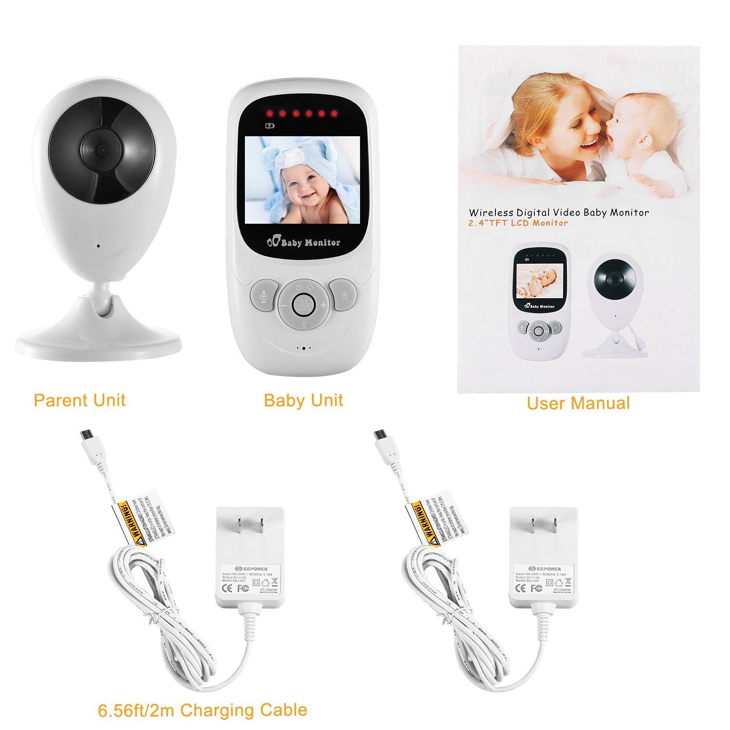 Video Baby with Digital Camera Infrared Night Viion Baby - DailySale