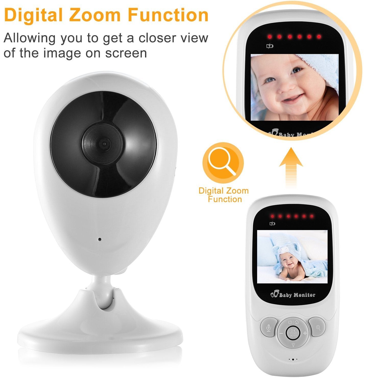 Video Baby with Digital Camera Infrared Night Viion Baby - DailySale