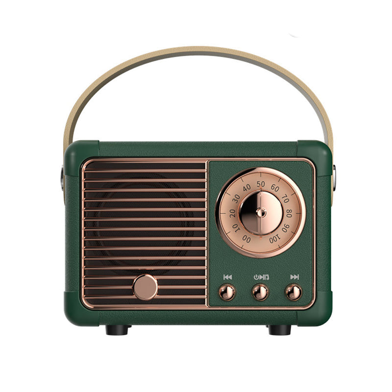 Vintage Wireless Speaker Speakers Green - DailySale