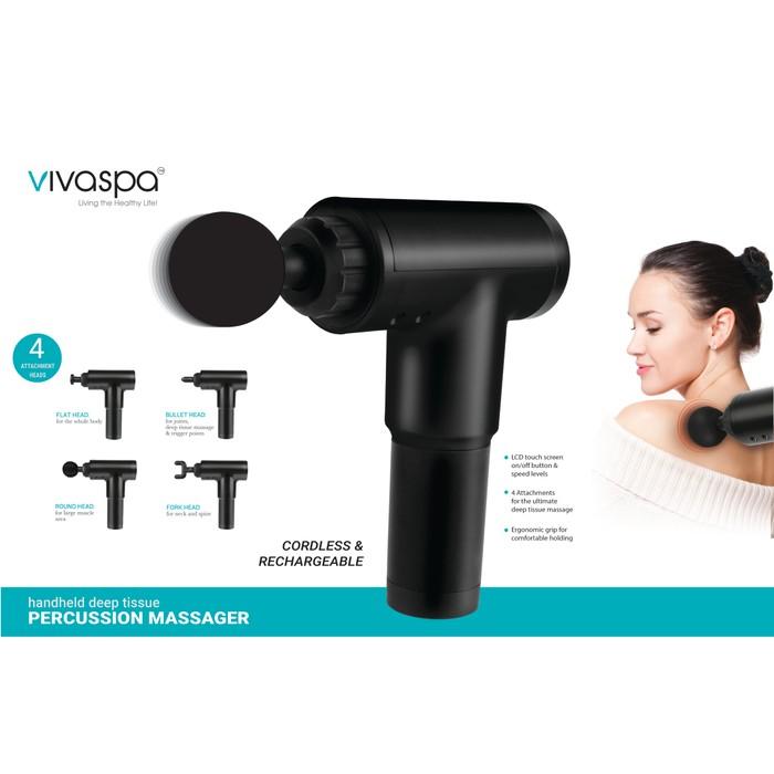 VivaSpa Handheld Deep Tissue Percussion Massager Everything Else - DailySale