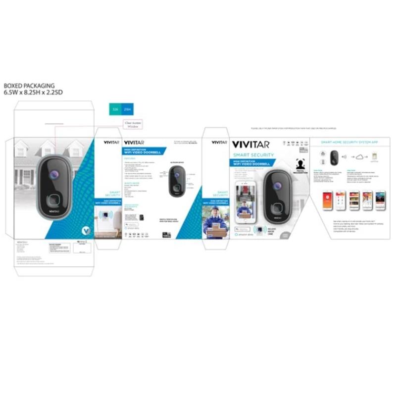 Vivitar HD WiFi Video Doorbell with Two Way Audio Gadgets & Accessories - DailySale