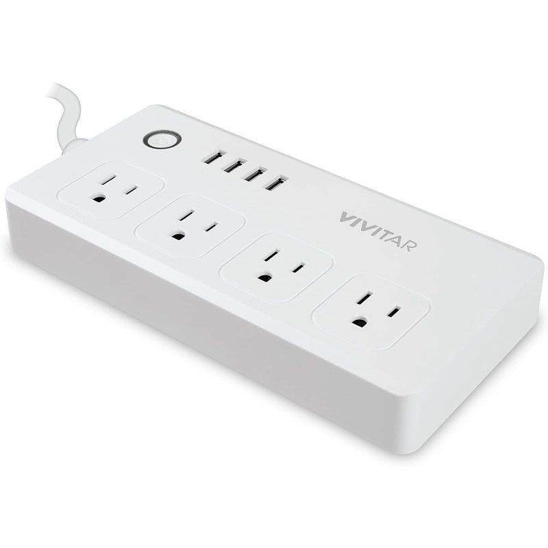 Vivitar Smart Home Power Strip Multi Plug with 4 USB Ports Gadgets & Accessories - DailySale