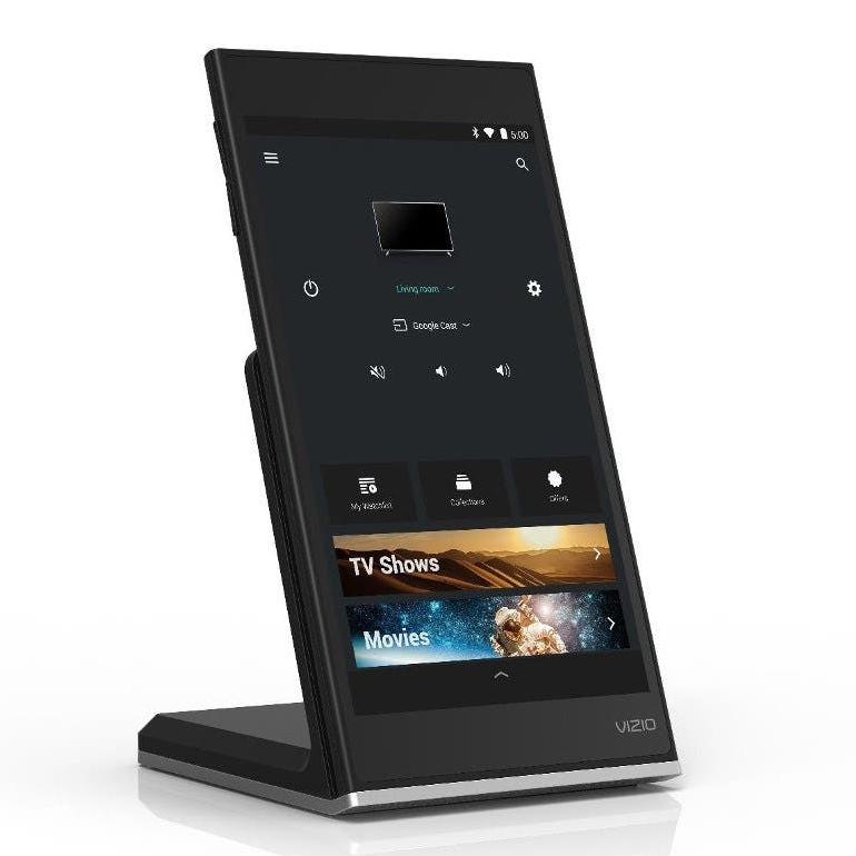 Vizio XR6M10 6" Touch Screen Android Tablet resting on its charging base, available at Dailysale