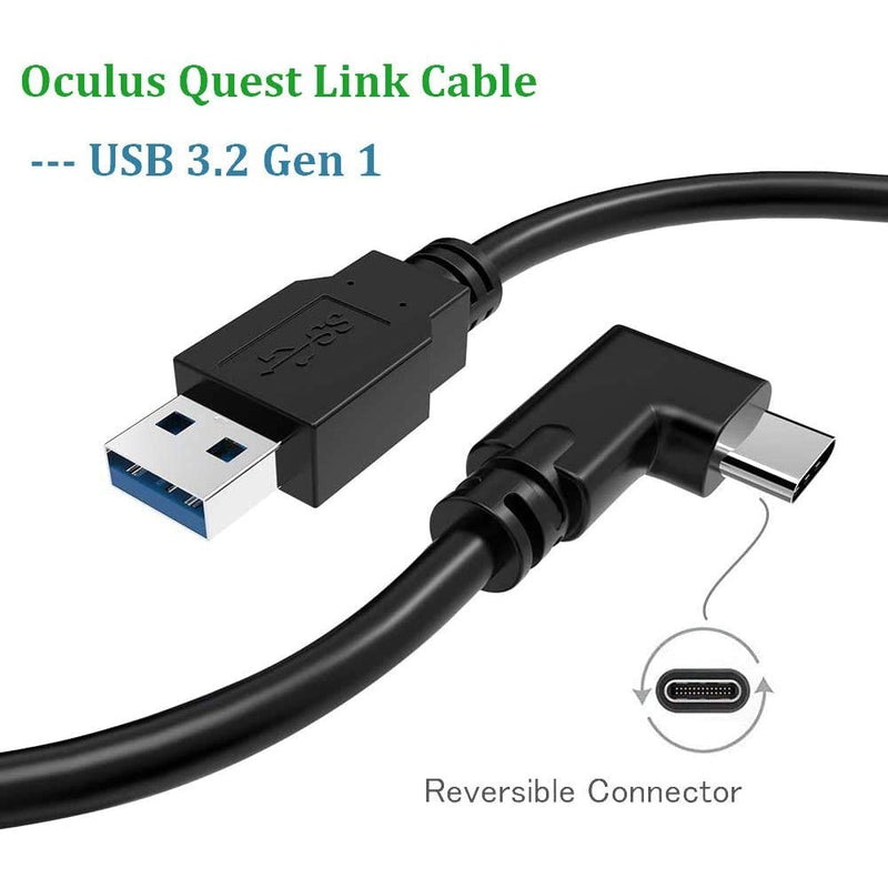 VOKOO Oculus Quest Link Cable, High Speed Data Transfer & Fast Charging USB C Cable Computer Accessories - DailySale