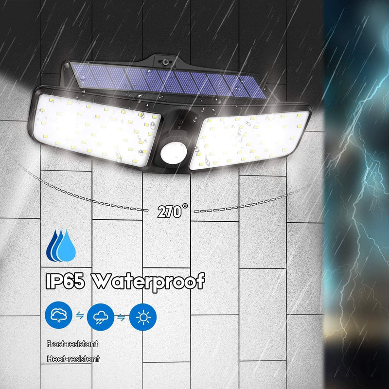 VOSONX Solar Powered Security Lights Outdoor Lighting - DailySale