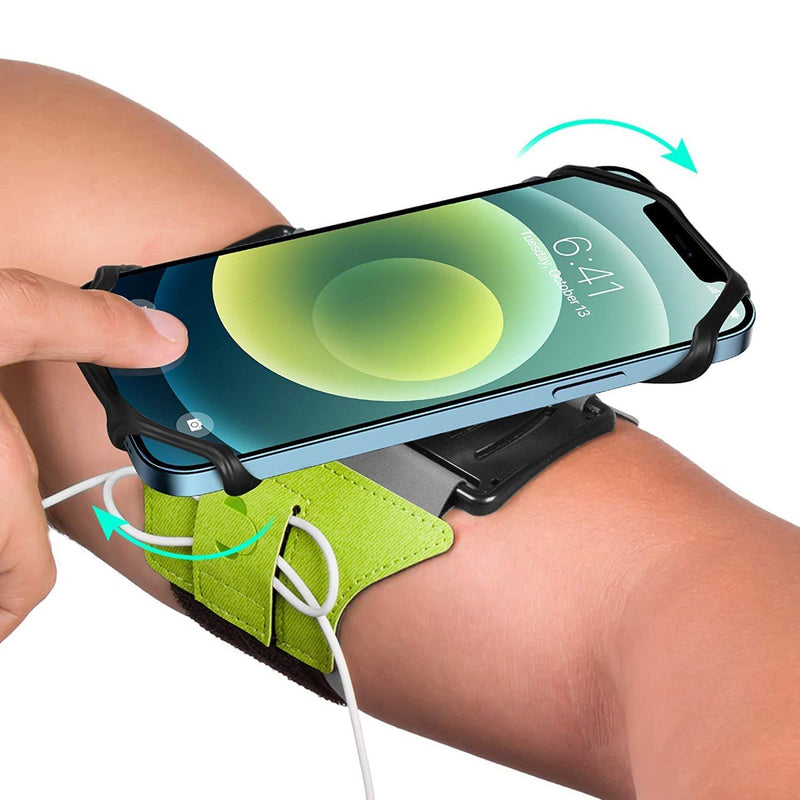 VUP Running Armband with Key Holder Phone Sports & Outdoors Green - DailySale