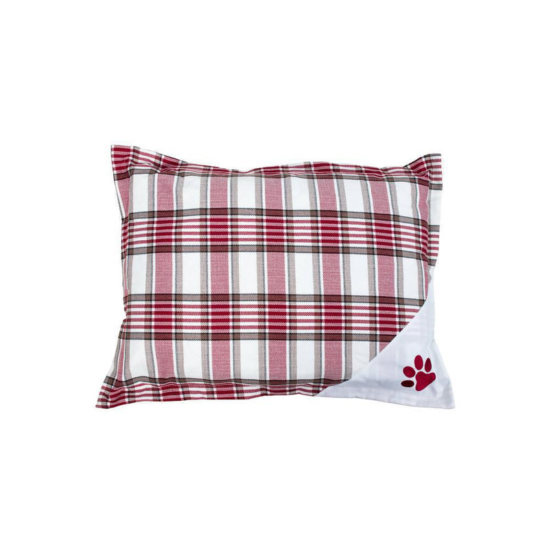 Wags 'N Whiskers Orthopedic Pet Bed Pillow - Assorted Styles Pet Supplies White Red - DailySale