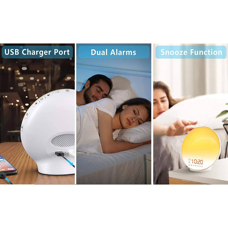 Wake Up Light Sunrise Alarm Clock Household Appliances - DailySale