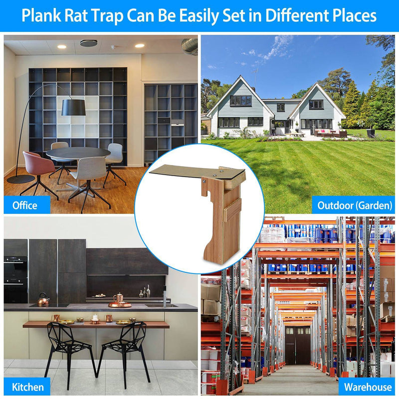 2/6 Pack Reusable Mouse Trap Outdoor Garden Mousetrap Bait Spring Rodent  Mousetrap Pest Control Yard