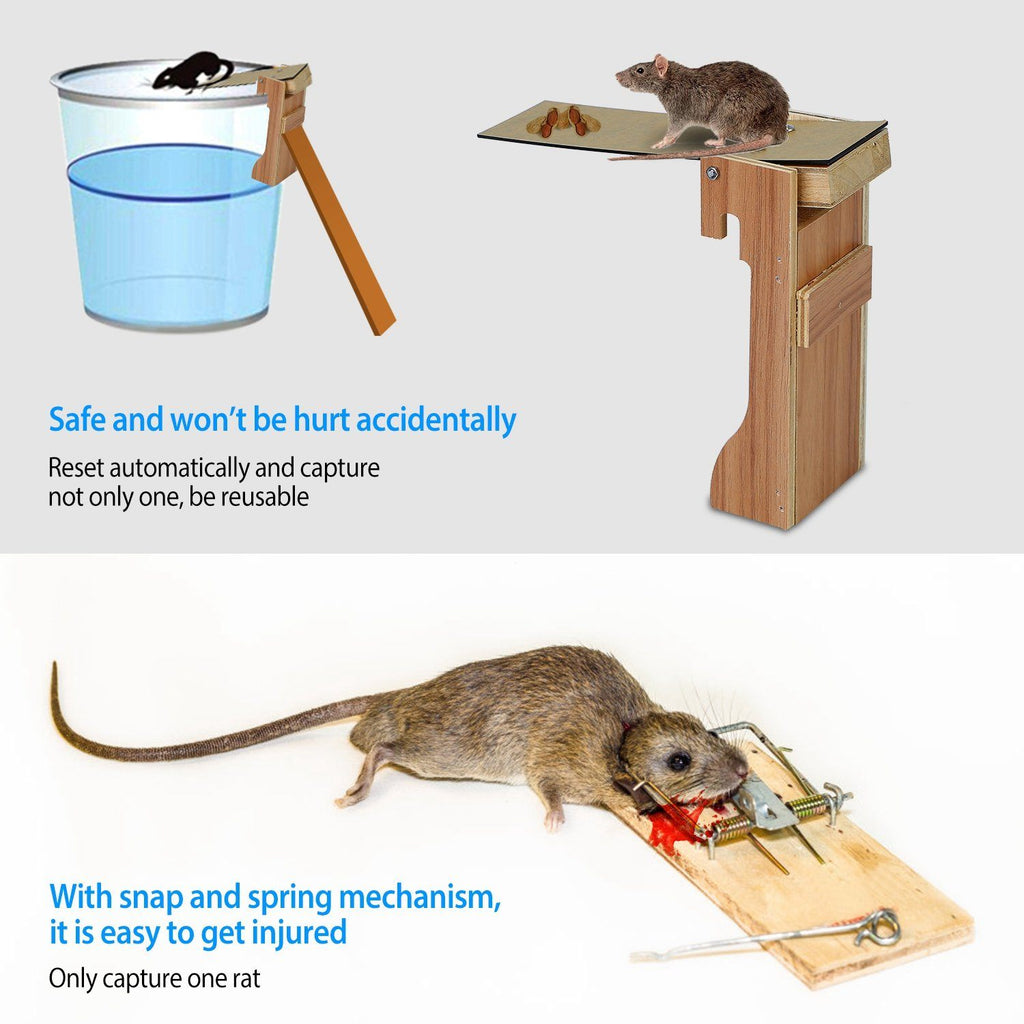 Humane Walk The Plank Mouse Trap Auto Reset Rats Catcher Mouse Rodents  Killer - China Walk The Plank Mouse Trap and Walk The Plank Rats Catcher  price