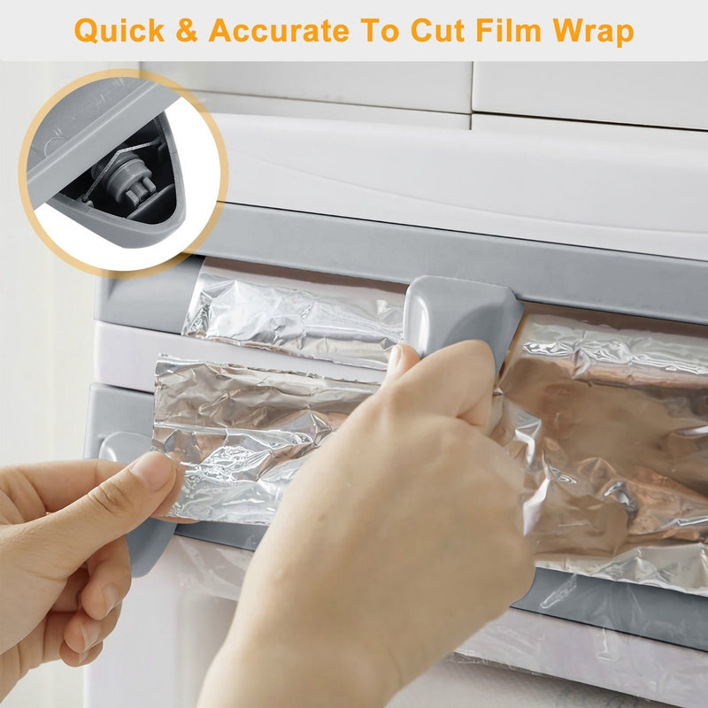 Wall Mounted Kitchen Roll Dispenser with Cutter Kitchen & Dining - DailySale