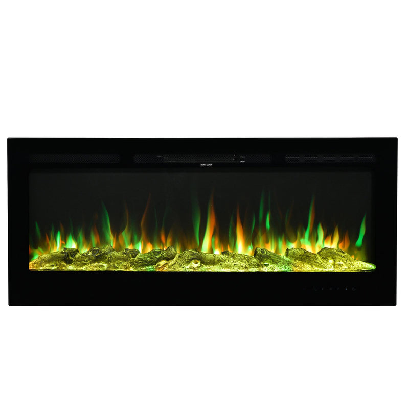 Wall-Mounted Recessed Electronic Fireplace - 50 Inch Furniture & Decor - DailySale
