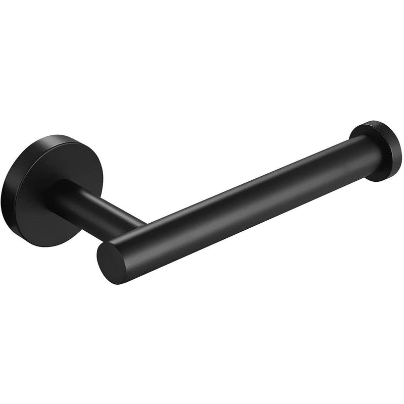 Wall Mounted Toilet Paper Holder Bath Black 1-Piece - DailySale