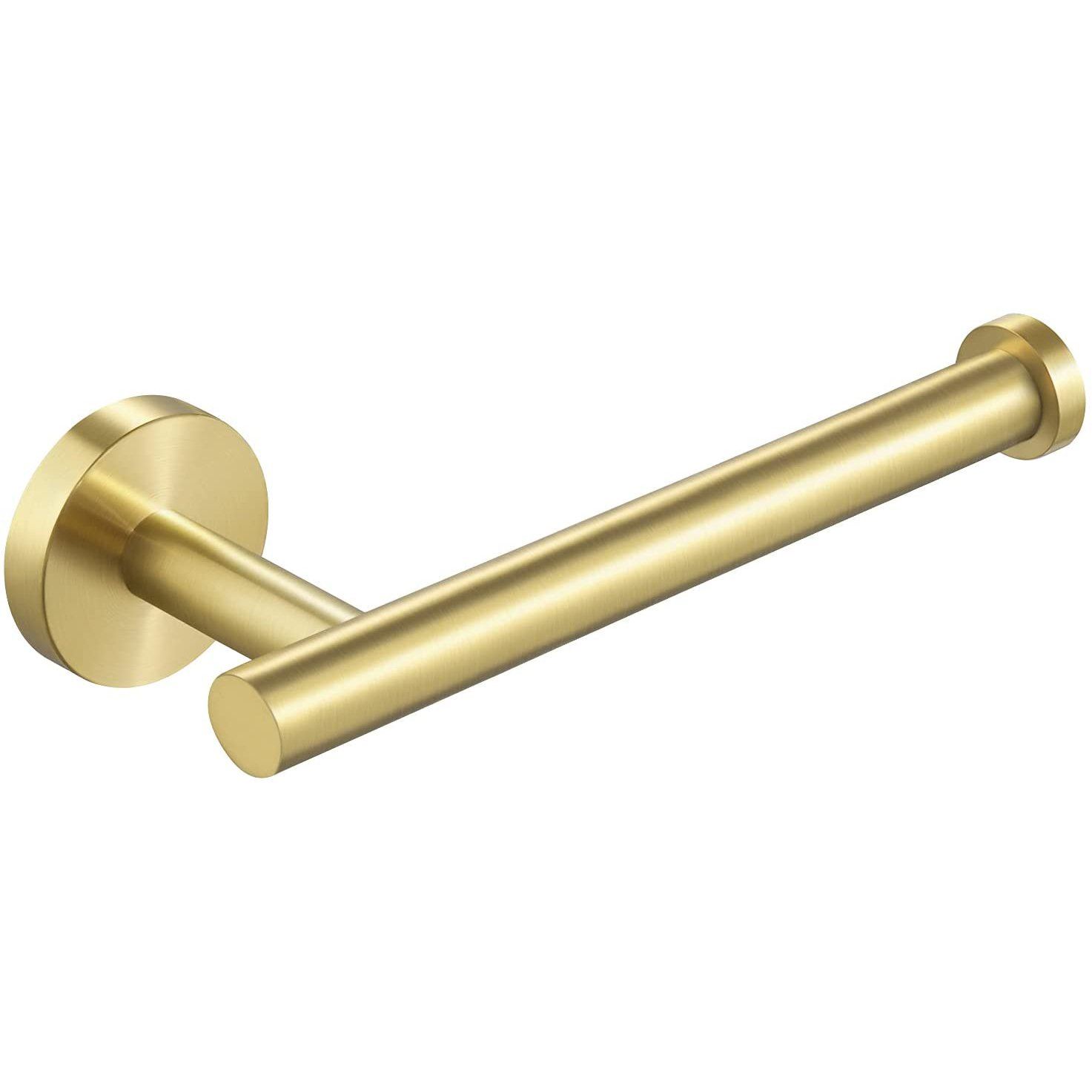 Wall Mounted Toilet Paper Holder Bath Brass 1-Piece - DailySale