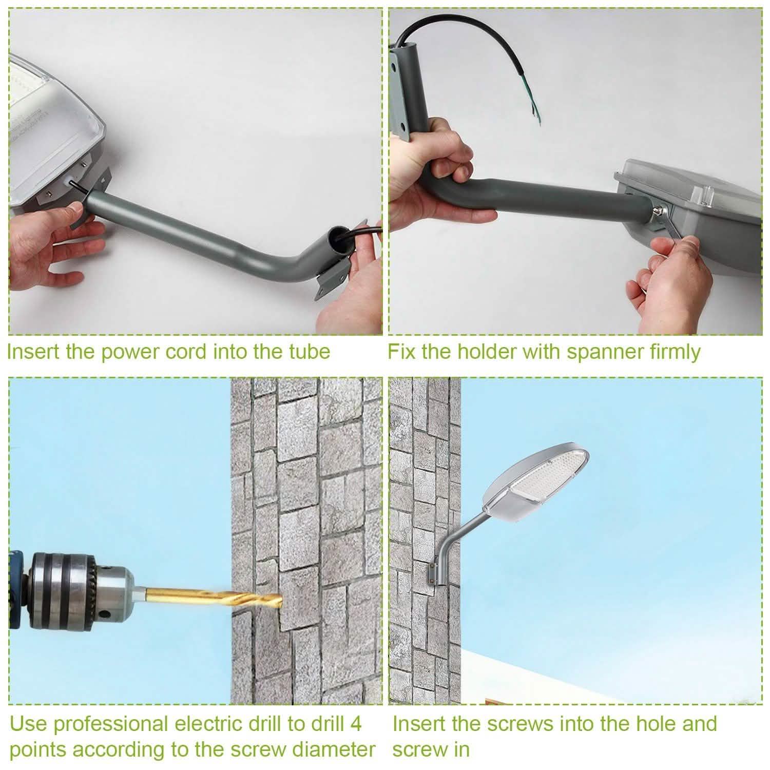 Wall Pack LED Lights 144LEDs Photocell Sensor Street Lamp IP65 Waterproof Lighting & Decor - DailySale