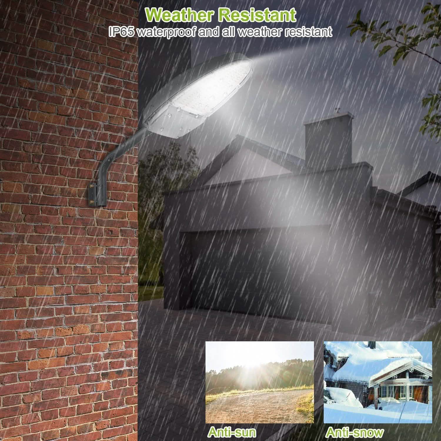 Wall Pack LED Lights 144LEDs Photocell Sensor Street Lamp IP65 Waterproof Lighting & Decor - DailySale