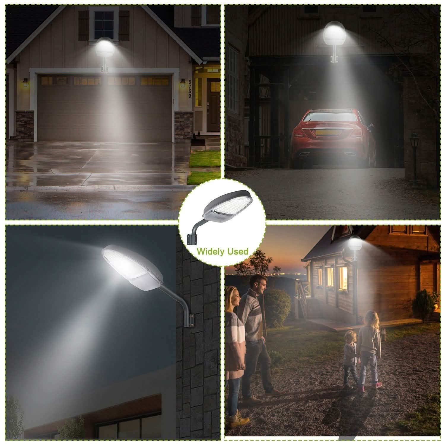 Wall Pack LED Lights 144LEDs Photocell Sensor Street Lamp IP65 Waterproof Lighting & Decor - DailySale