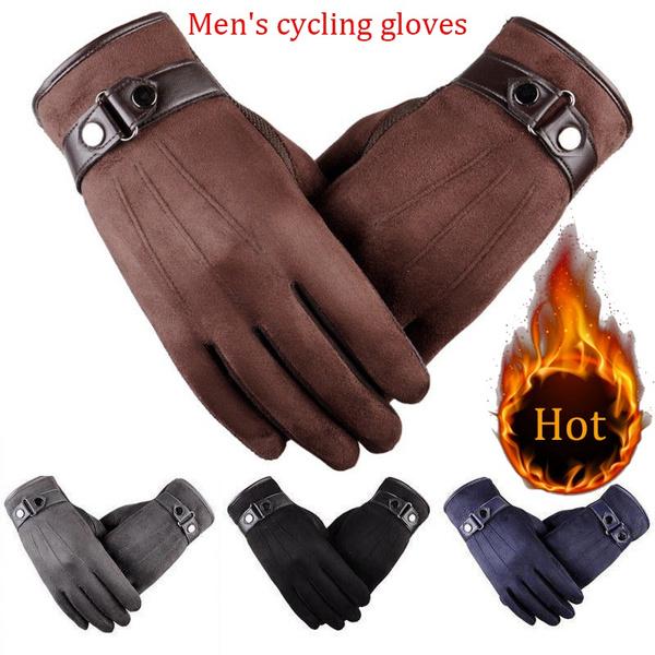 Warm Velvet Cold-Proof Gloves Thermal Touch Phone Screen Sports & Outdoors - DailySale