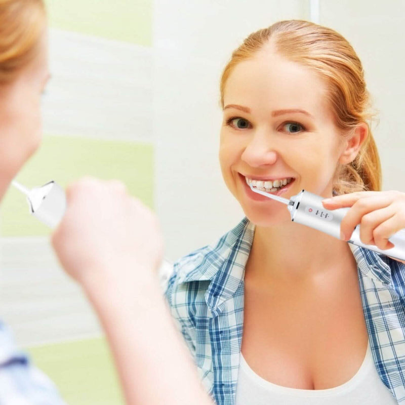Water Flosser Cordless Dental Oral Irrigator Waterproof Teeth Cleaner Beauty & Personal Care - DailySale