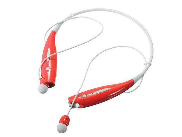 Water-Resistant Behind-the-Neck Bluetooth Stereo Headset - Assorted Colors Headphones & Speakers Red - DailySale