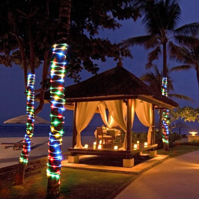Waterproof 75.5FT 200LED Colorful Rope String Fairy Lights Outdoor Lighting - DailySale