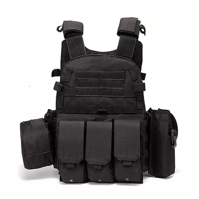 Waterproof Airsoft Tactical Vest Tactical Black - DailySale