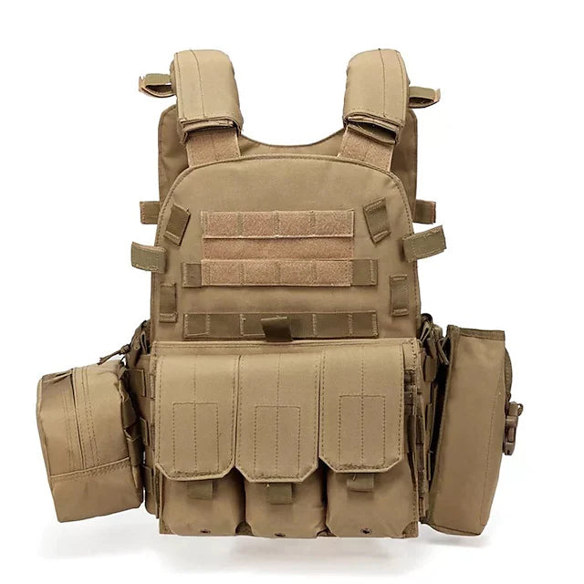 Waterproof Airsoft Tactical Vest Tactical Brown - DailySale