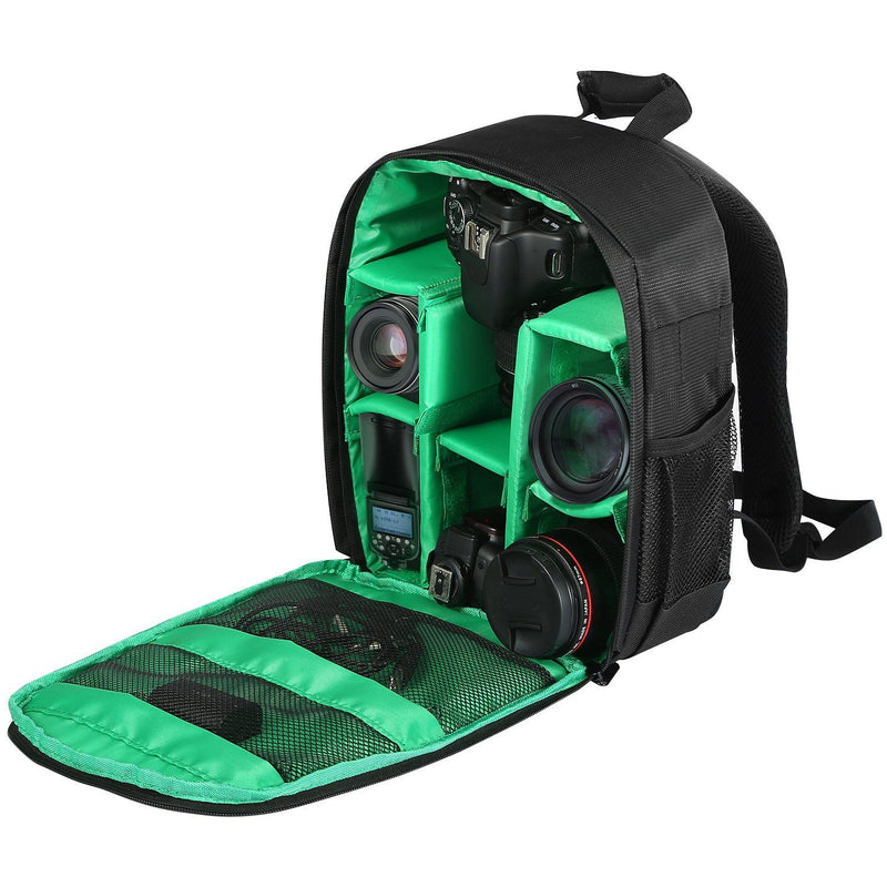 Waterproof Camera Backpack Shockproof Protection Bags & Travel Green - DailySale