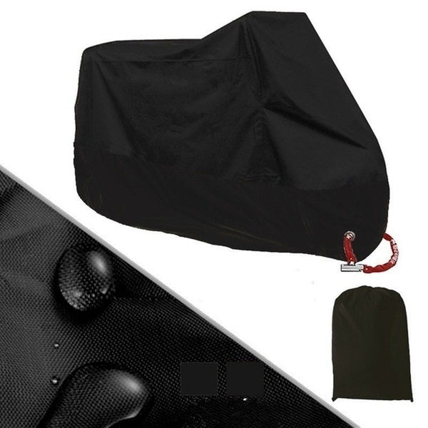 Waterproof Dustproof Motorcycle Bicycle Bike Cover Sports & Outdoors Black M - DailySale