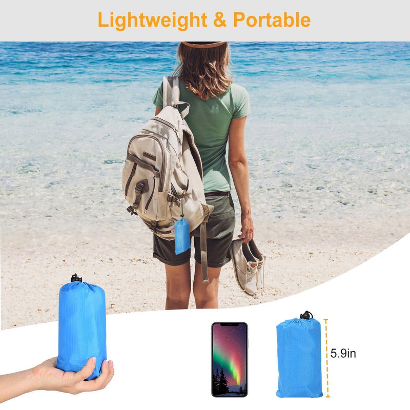 Waterproof Foldable Camping Rug Pocket Sand Proof Picnic Mat Sports & Outdoors - DailySale