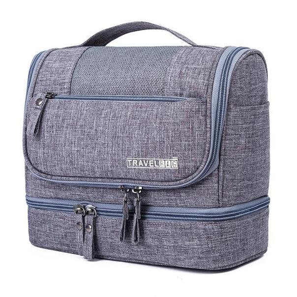 Waterproof Hanging Travel Toiletry Bag - Assorted Colors Beauty & Personal Care Gray - DailySale