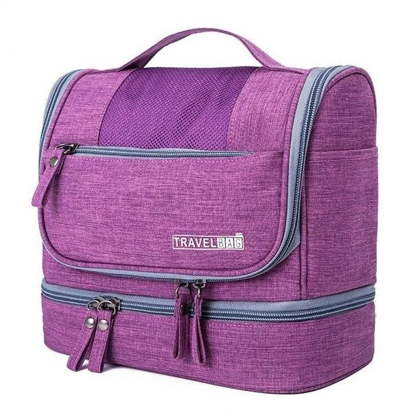Waterproof Hanging Travel Toiletry Bag - Assorted Colors Beauty & Personal Care Purple - DailySale