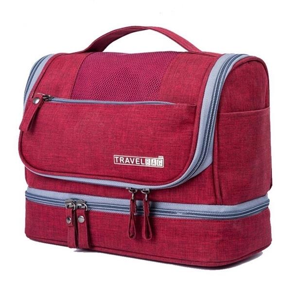 Waterproof Hanging Travel Toiletry Bag - Assorted Colors Beauty & Personal Care Red - DailySale