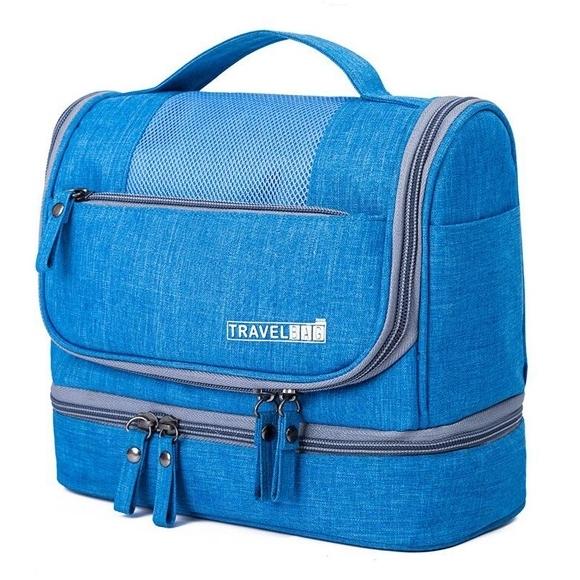 Waterproof Hanging Travel Toiletry Bag - Assorted Colors Beauty & Personal Care Sky Blue - DailySale