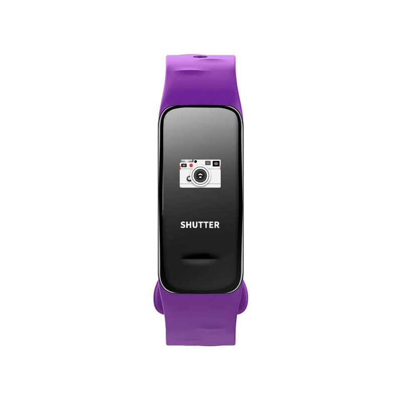 Waterproof Purple Smart Wristband Bracelet Fitness Tracker Health Monitor Heart Rate Gadgets & Accessories - DailySale