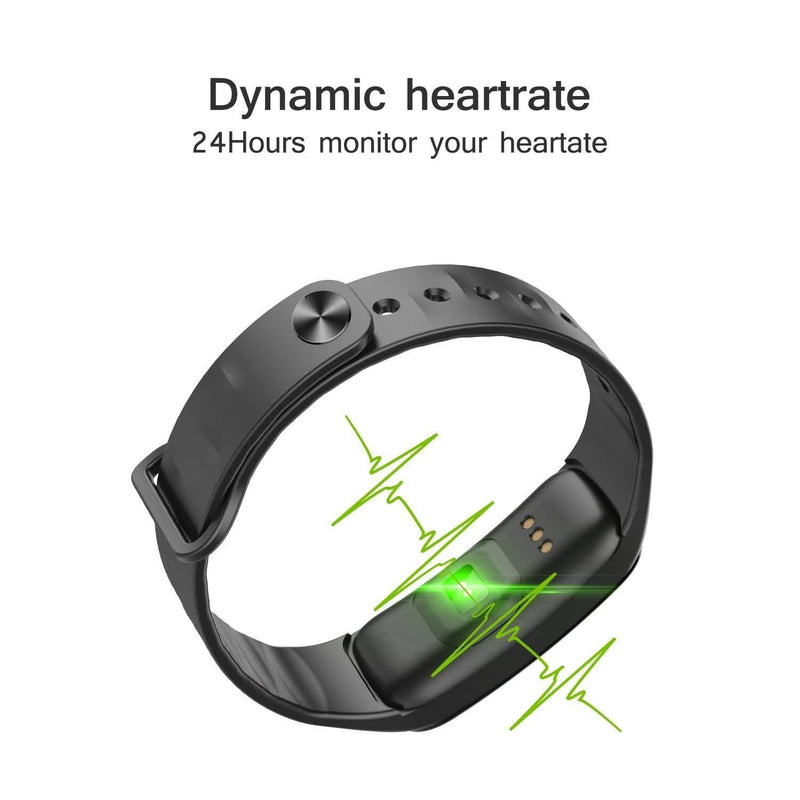 Waterproof Purple Smart Wristband Bracelet Fitness Tracker Health Monitor Heart Rate Gadgets & Accessories - DailySale