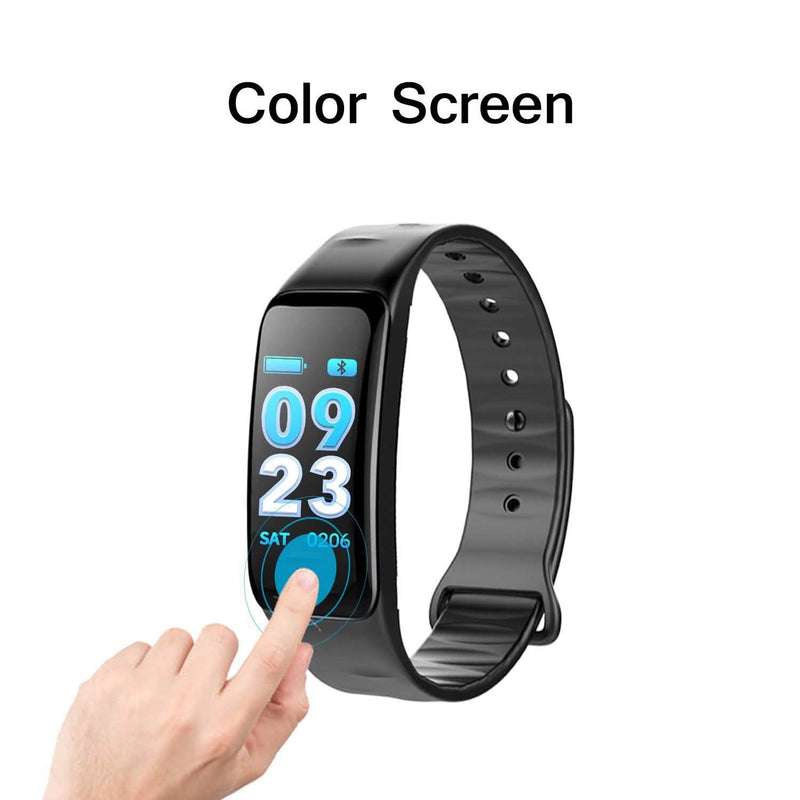 Waterproof Purple Smart Wristband Bracelet Fitness Tracker Health Monitor Heart Rate Gadgets & Accessories - DailySale
