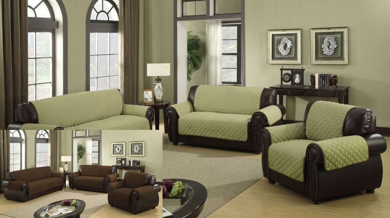 Waterproof Quilted Reversible Furniture Slipcover - Love Seat Home Essentials - DailySale