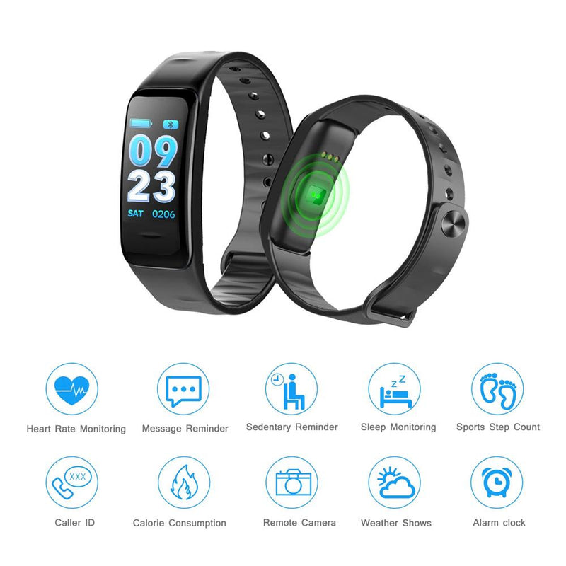 Waterproof Smart Wristband Watch Fitness Activity Tracker Wellness & Fitness - DailySale