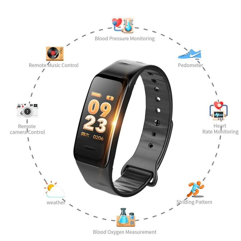 Waterproof Smart Wristband Watch Fitness Activity Tracker Wellness & Fitness - DailySale