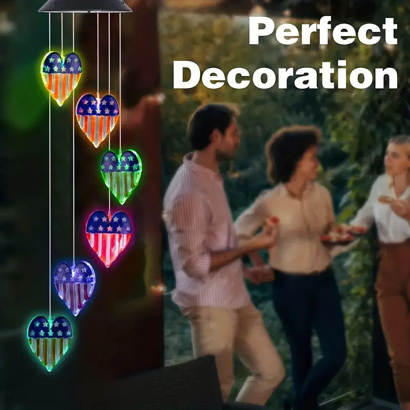 Waterproof Solar Wind Chime Light Garden & Patio - DailySale