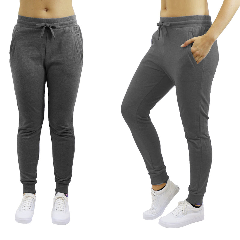 Women's Jogger Sweatpants French Terry Skinny-Fit - Assorted Colors & Pack Sizes - DailySale, Inc